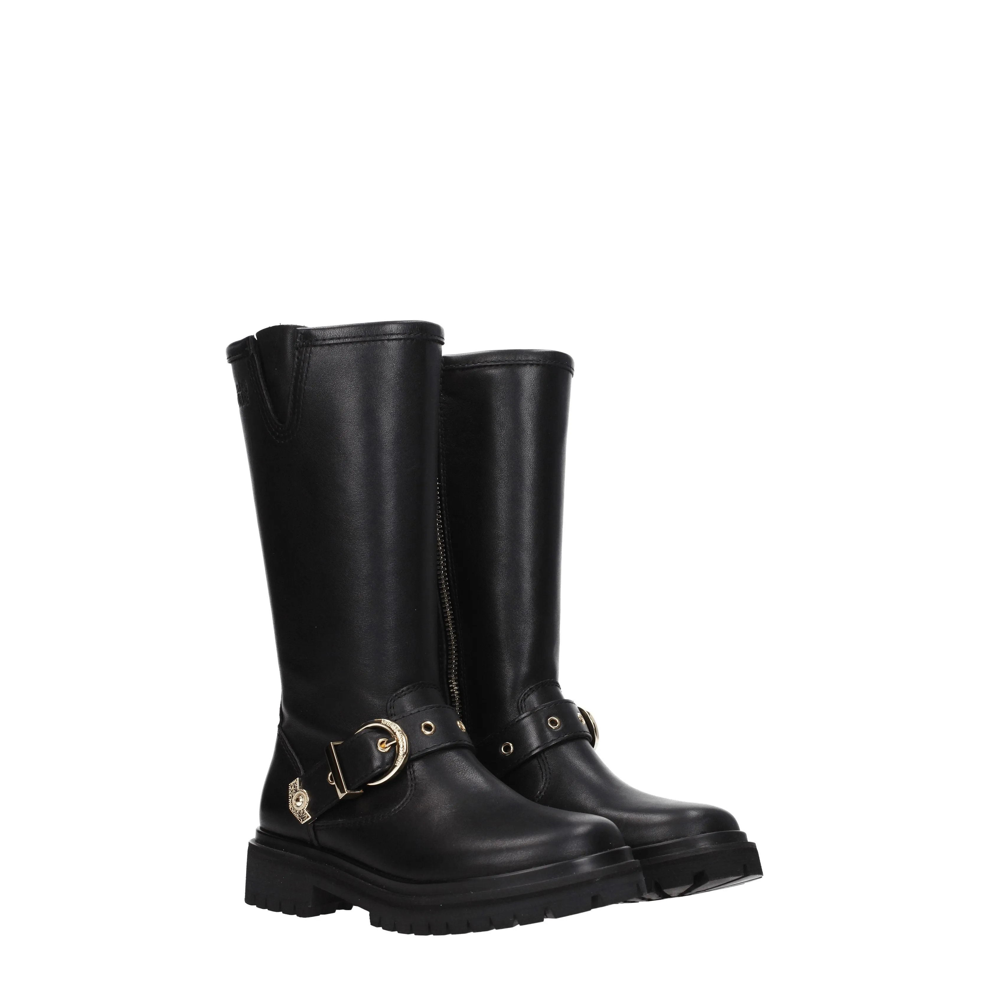 Versace Jeans Stivali Donna Pelle Nero