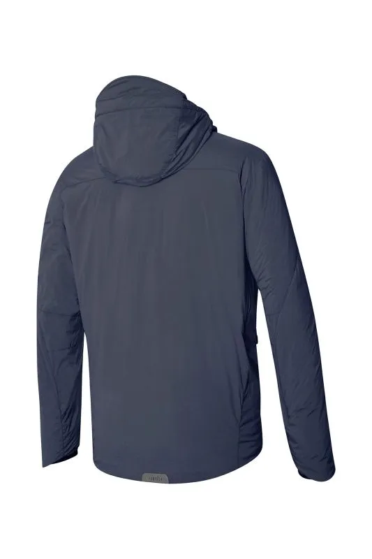 ZERORH+ CLIMATE 3 ELEMENTS PADDED HOODY Metal Blue giacca imbottitura leggera uomo