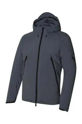 ZERORH+ CLIMATE 3 ELEMENTS PADDED HOODY Metal Blue giacca imbottitura leggera uomo